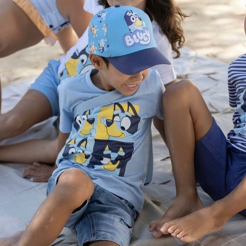 Krekls ar Īsām Piedurknēm Bērniem Bluey Gaiši Zils image 3