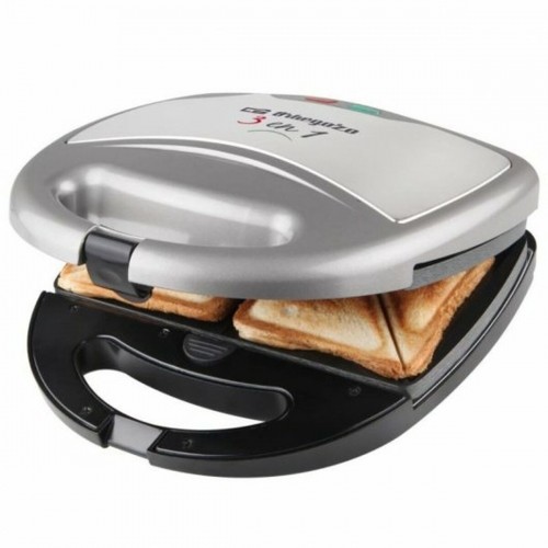 Sandwich Maker Orbegozo SW7550 Silver 800 W image 3