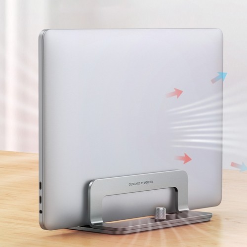 Ugreen aluminum vertical stand holder laptop tablet silver (LP258) image 3