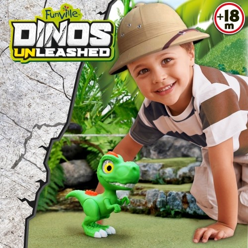 Color Baby Dinozaurs T-Rex Junior ar skaņu. gaismu un kustībām 27,5 cm 18 men. + CB49691 image 3