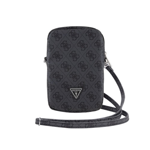 Guess PU 4G Triangle Logo Wallet Phone Bag Zipper Black image 3