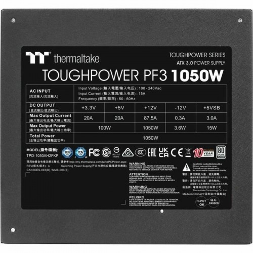Power supply THERMALTAKE PS-TPD-1050FNFAPE-3 1050 W 80 PLUS Platinum image 3