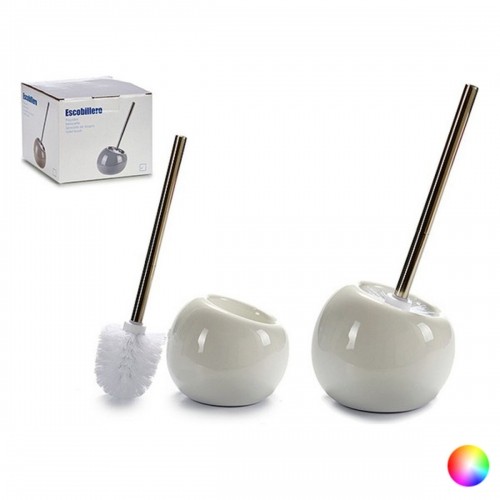 Toilet Brush Ceramic Silver Stainless steel 15 x 33,5 x 15 cm image 3