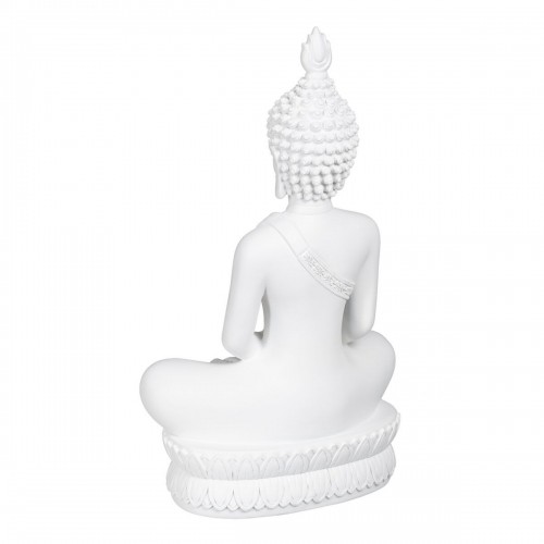 Bigbuy Home Декоративная фигура Белый Будда 24 x 14,2 x 41 cm image 3