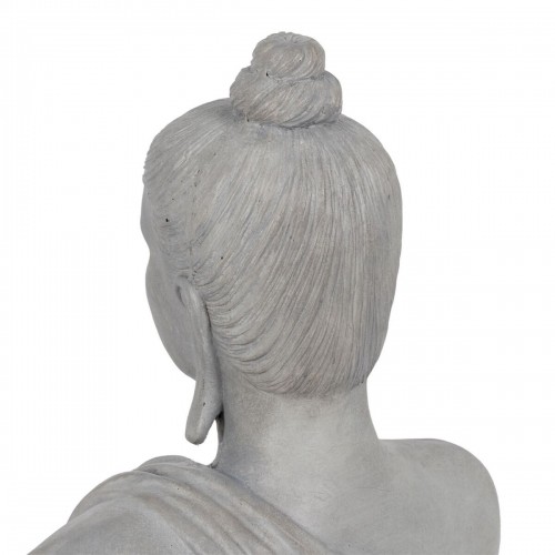 Sculpture Grey Resin 46,3 x 34,5 x 61,5 cm Buddha image 3