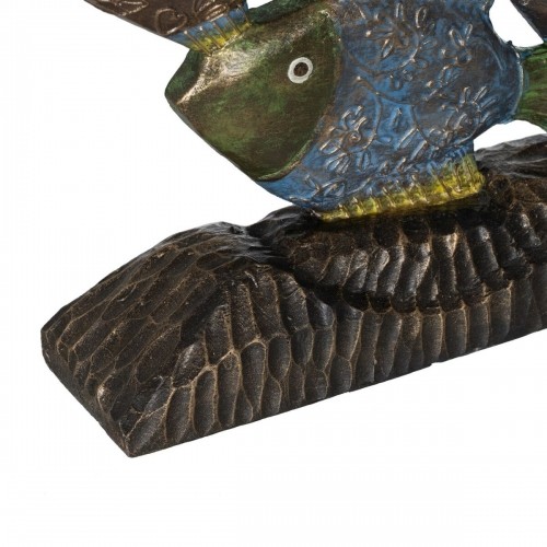 Decorative Figure Blue Brown Green Fish 60 x 11,5 x 52 cm image 3