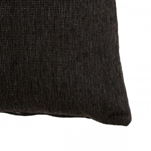 Cushion Polyester Cotton Black 50 x 30 cm image 3