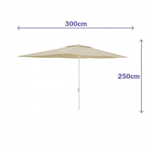 Sunshade Marbueno Beige Polyester Steel 200 x 300 cm image 3