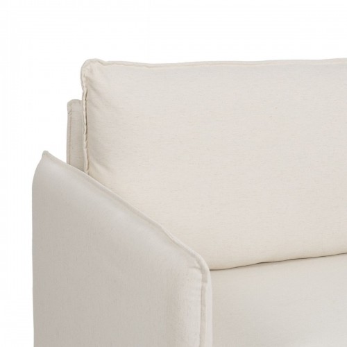 Sofa Beige Polyester Linen 210 x 93 x 95 cm image 3