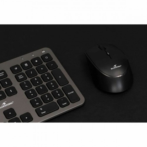 Клавиатура и беспроводная мышь Bluestork Easy Slim Серый image 3