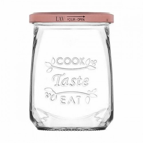 Transparent Glass Jar Inde Tasty 550 ml With lid (12 Units) image 3