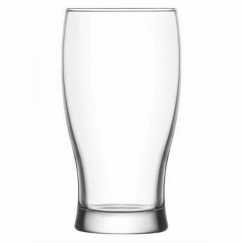 Beer Glass LAV Belek Transparent Crystal 6 Pieces (8 Units) (375 cc) image 3