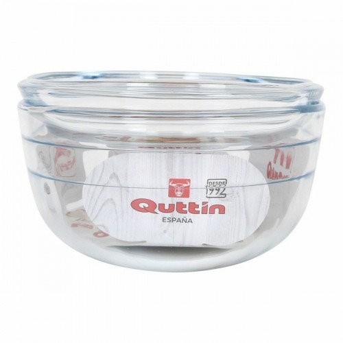 Casserole with lid Quttin 63095 Glass 33 x 20 x 13 cm (3L + 1L) image 3
