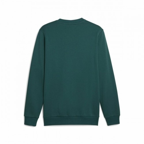 Men’s Sweatshirt without Hood Puma ESS+ Minimal Gold Cr Dark green image 3