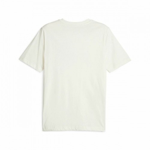 Men’s Short Sleeve T-Shirt Puma Ess+ White image 3