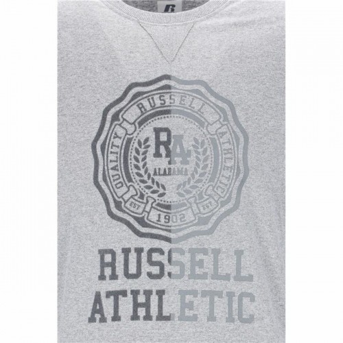 Vīriešu Krekls ar Garām Piedurknēm Russell Athletic Collegiate Gaiši pelēks image 3