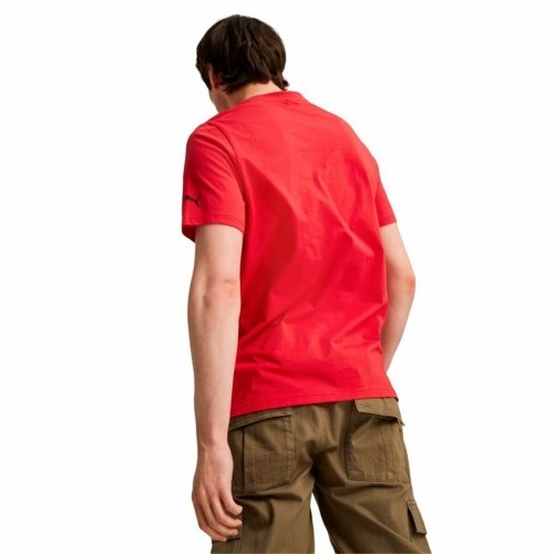 Men’s Short Sleeve T-Shirt Puma Ferrari Race Tonal B Red image 3
