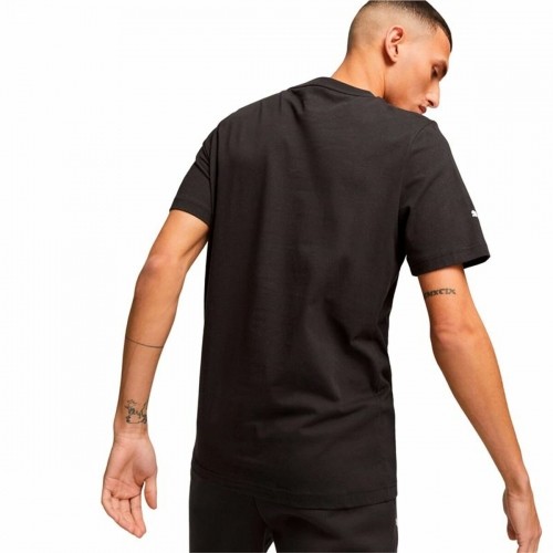 Men’s Short Sleeve T-Shirt Puma Mapf1 Ess Logo Black image 3