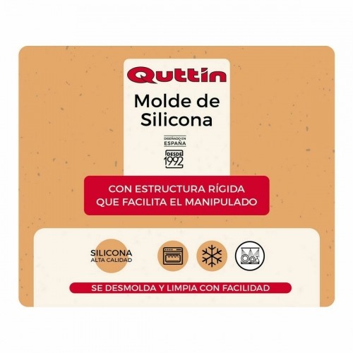Oven Mould Quttin Silicone Rigid 24,3 x 24,3 cm (8 Units) image 3