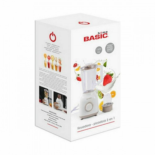 2-in-1Blender Basic Home 1,5 L 250 W (2 Units) image 3