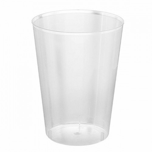 Set of reusable glasses Algon Transparent Cider 40 Units 500 ml (10 Pieces) image 3