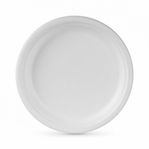 Набор посуды Algon Одноразовые Белый Сахарный тростник 25 cm (12 штук) image 3