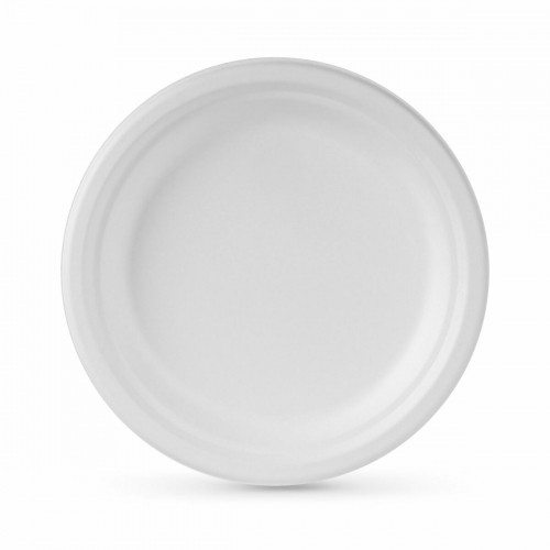 Набор посуды Algon Одноразовые Белый Сахарный тростник 22 cm (24 штук) image 3