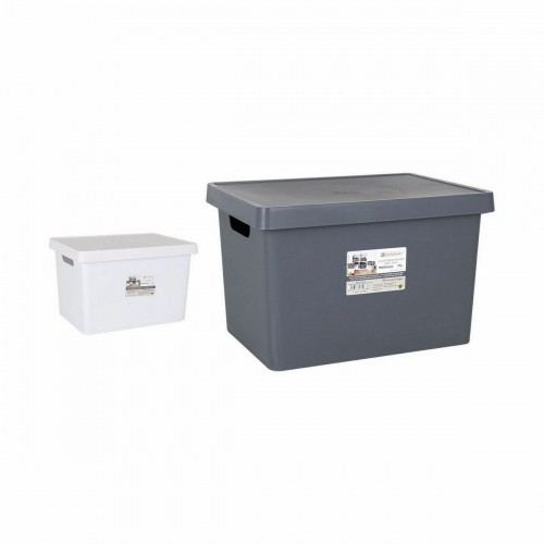 Storage Box with Lid Confortime 17 L With lid Rectangular (6 Units) image 3