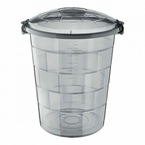 Bucket Confortime Tetris Light grey Plastic 65 L (6 Units) image 3