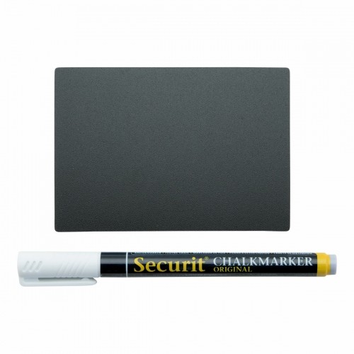 Valde / Dēlis Securit Ar atbalstu Komplekts 7,4 × 10,5 cm 20 gb. Melns image 3