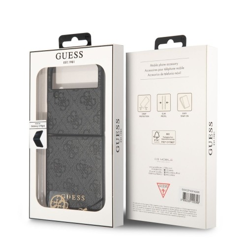 Guess 4G Charms Case for Samsung Galaxy Z Flip 4 Grey image 3