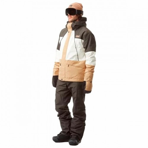 Ski Jacket Picture Kenko Mystic Green Orange Men image 3