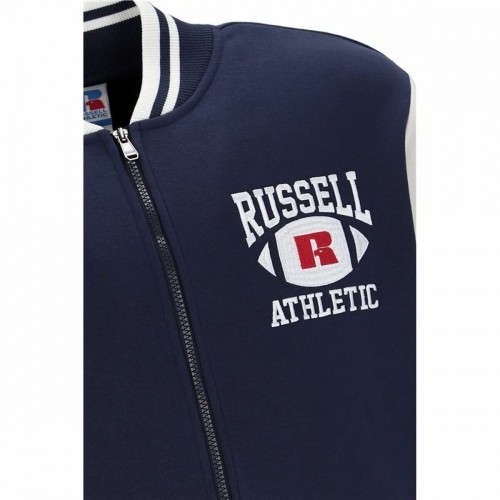 Men's Sports Jacket Russell Athletic Bomber Ty Navy Blue image 3