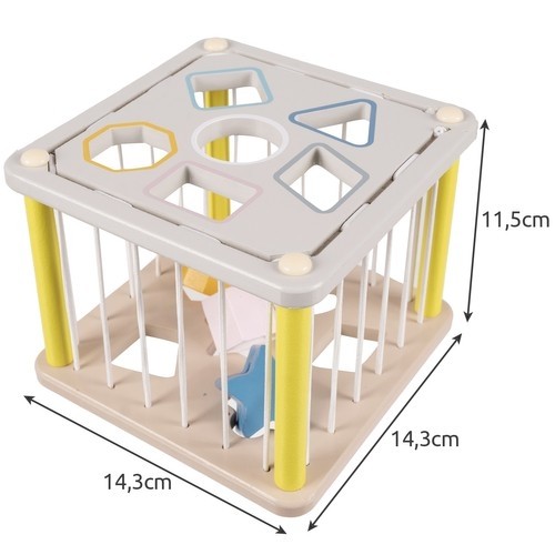 Kruzzel Sorter - wooden sensory cube 22885 (17249-0) image 3