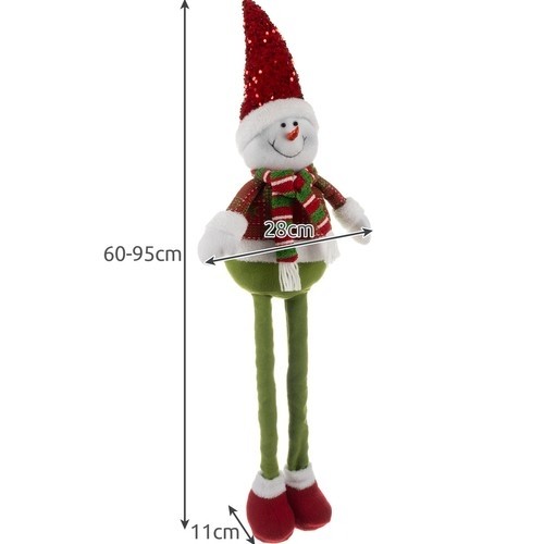 Christmas snowman - telescopic 95cm Ruhhy 22331 (17043-0) image 3