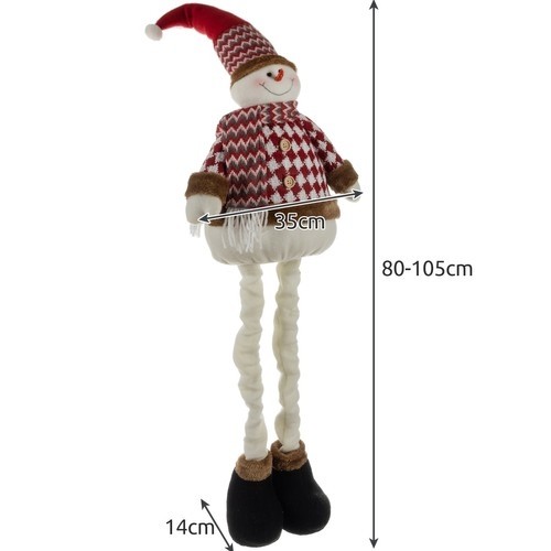 Christmas snowman - telescopic 105cm Ruhhy 22341 (17041-0) image 3