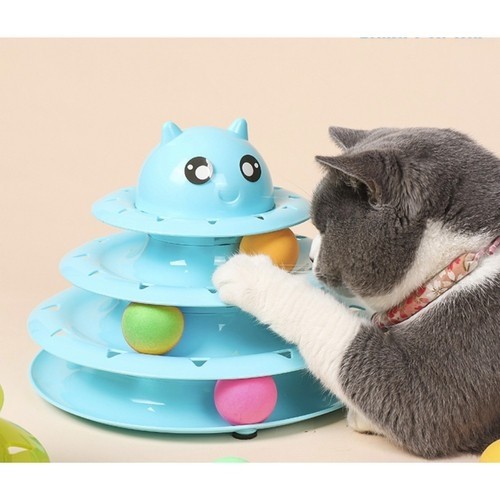 Cat toy - tower with balls Purlov 21837 (16746-0) image 3