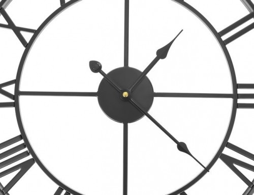 Ruhhy Retro wall clock - black (14718-0) image 3