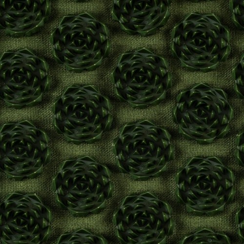 Стеганый Коврик с Акупунктурой Oromed ORO-HEALTH Зеленый 43 x 67 cm image 3