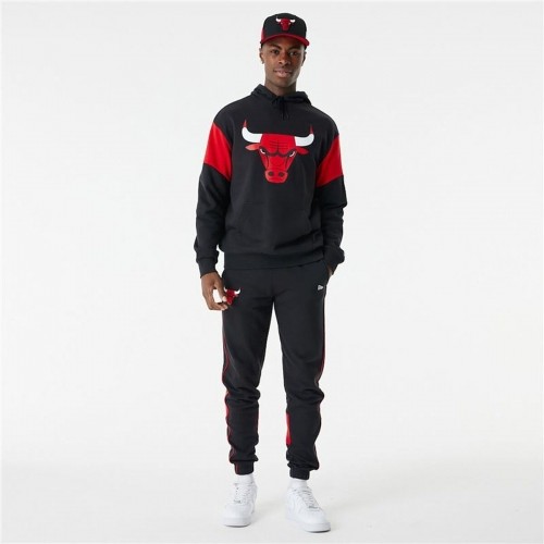 Толстовка с капюшоном унисекс New Era NBA Colour Insert Chicago Bulls Чёрный image 3