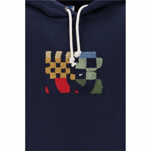 Men’s Hoodie Russell Athletic Makie Navy Blue image 3