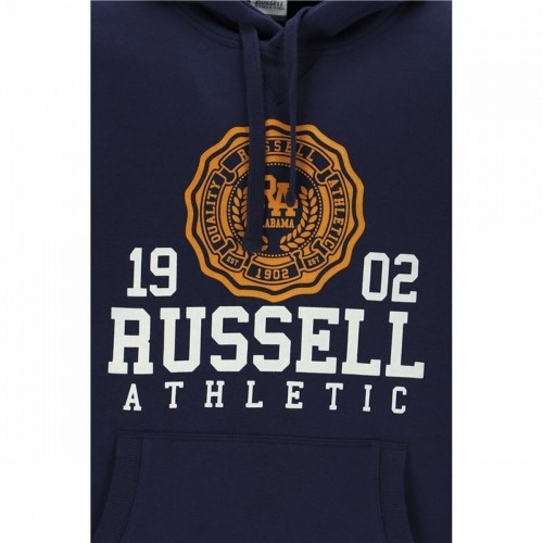 Men’s Hoodie Russell Athletic Ath 1902 Navy Blue image 3