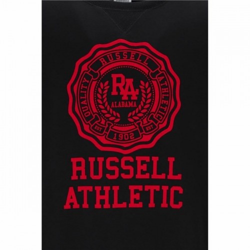 Men’s Sweatshirt without Hood Russell Athletic Ath Rose Black image 3