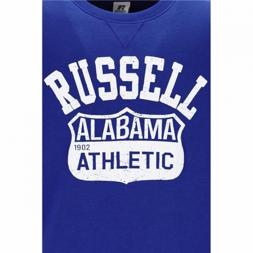 Men’s Sweatshirt without Hood Russell Athletic State Blue image 3