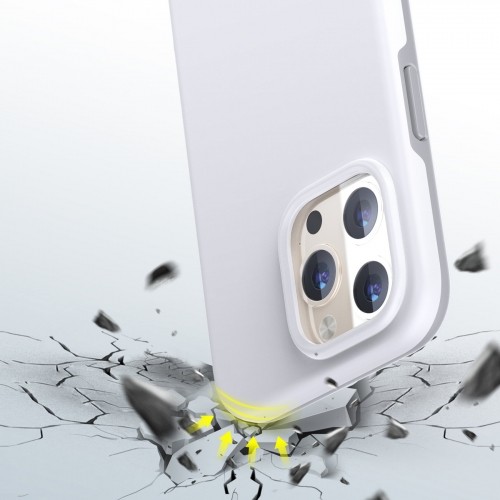Apple Choetech MFM Anti-drop case Made For MagSafe for iPhone 13 Pro white (PC0113-MFM-WH) image 3