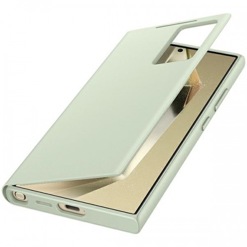 Etui Samsung EF-ZS928CGEGWW S24 Ultra S928 jasnozielony|light green Smart View Wallet Case image 3