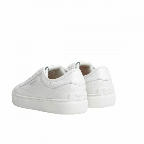 Sports Trainers for Women Pepe Jeans Adams Snaky White image 3
