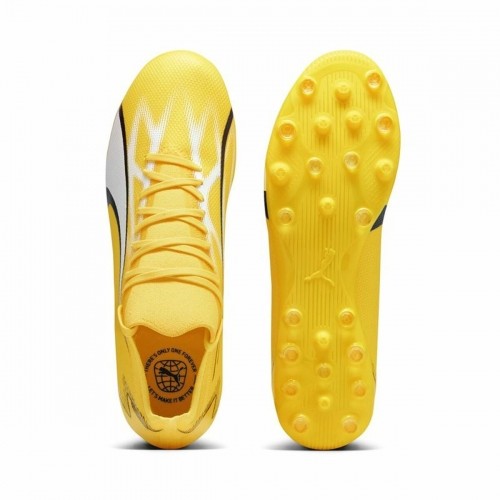 Adult's Football Boots Puma Ultra Match MG Yellow image 3
