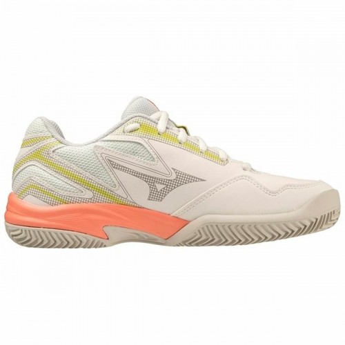 Adult's Padel Trainers Mizuno Break Shot 4 CC White image 3