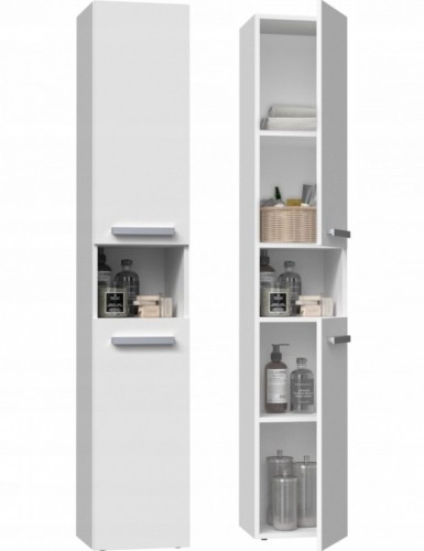 Top E Shop Bathroom cabinet NEL I 31x30x174 cm, matt white image 3